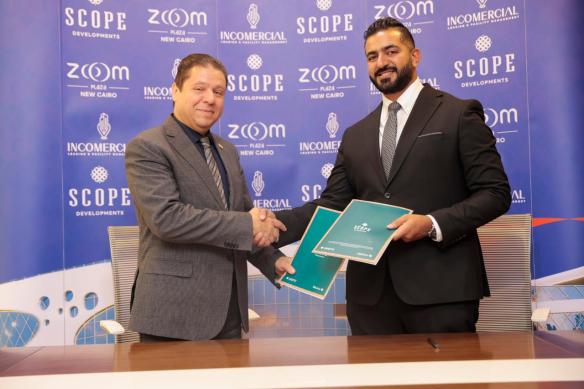 Scope تتعاقد مع Incomercial لإدارة وتشغيل Zoom Plaza بالقاهرة الجديدة